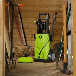 230V Pressure Washer, 2200W, 165Bar, Green